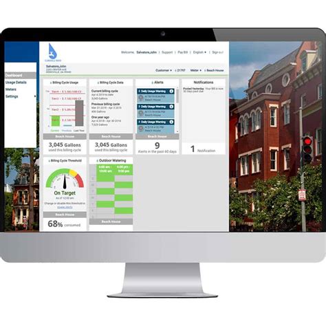 Sensus Analytics Customer Portal.